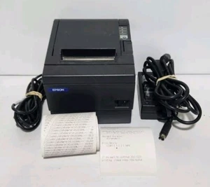 Epson TM-T88III M129C Thermal POS Receipt Printer w/ Power Adapter & USB Cable - Picture 1 of 12