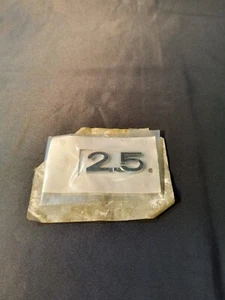 Genuine Volkswagen 2.5 Emblem Nameplate VW 2006-2010 Jetta OEM NEW Old Stock - Picture 1 of 6