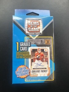 (3) 2021 FOOTBALL (GEMS of the GAME) 1 Graded Card PSA BGS 9.0 or HIGHER - Picture 1 of 2