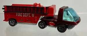 Vintage Red Line HOT WHEELS HEAVYWEIGHTS FIRE ENGINE RED MATTEL 1969 - Picture 1 of 8