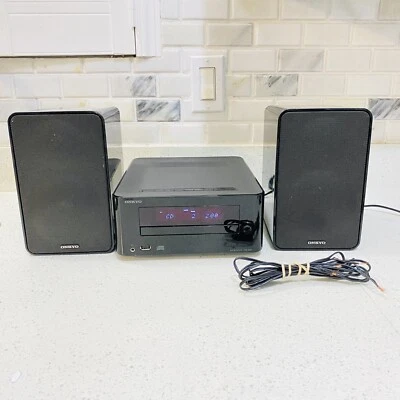 Onkyo CR-265 Hi-Fi Mini Stereo System CD Bluetooth Aux USB D-T25 Speakers Read.. - Image 1 of 4