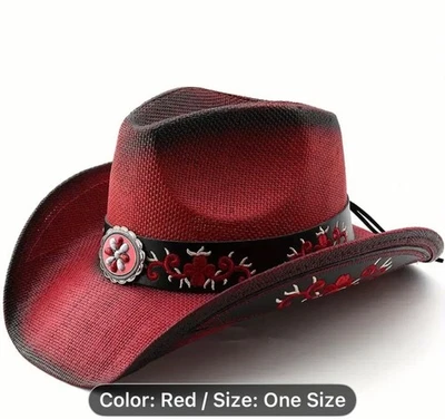 Womans Cowgirl Hat western country - Image 1 of 2