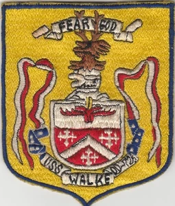Vietnam era USN US Navy USS Walke, DD-723, destroyer patch Japanese made - Picture 1 of 1
