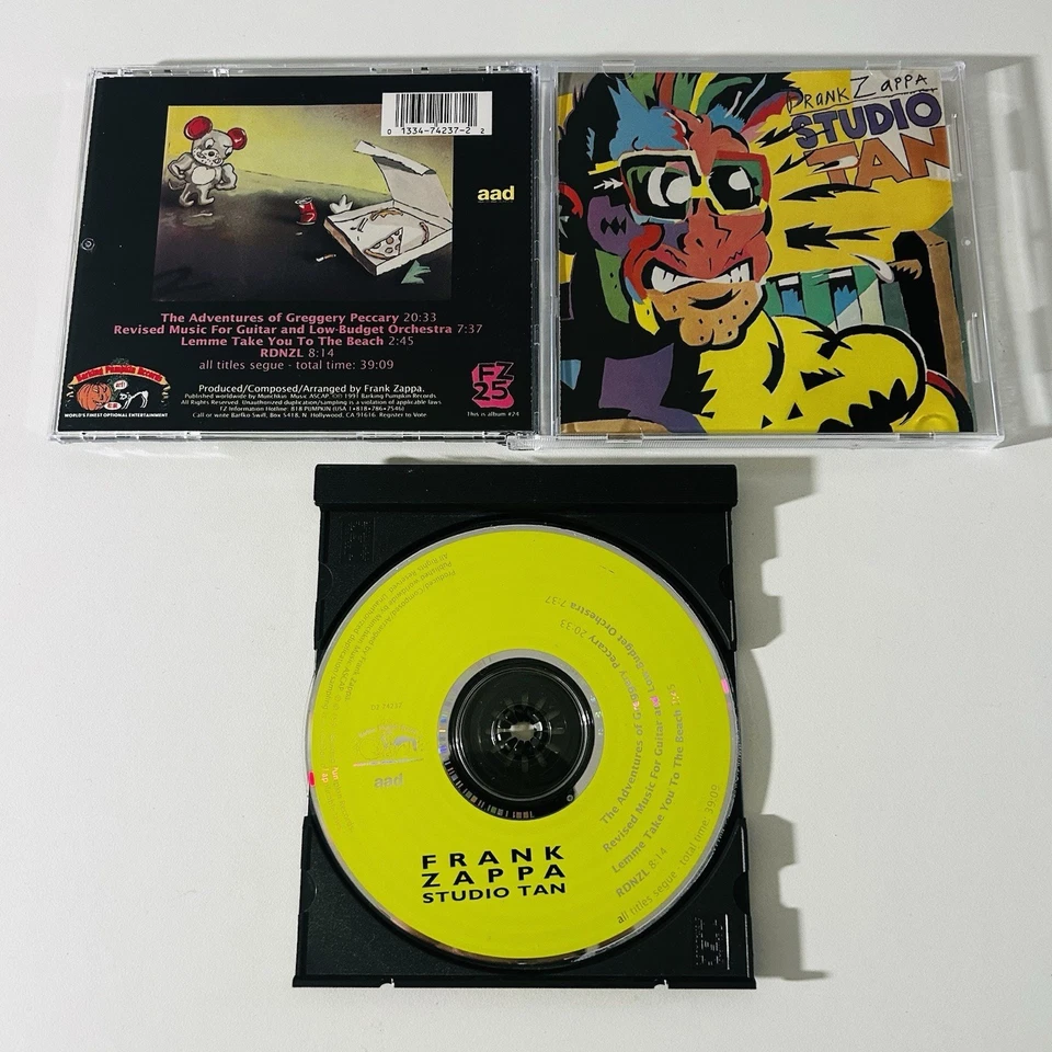 Frank Zappa Studio Tan 1991 Barking Pumpkin CD - Imagem 1 de 4