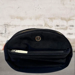 Lululemon Go Getter Pouch Mini Velour Black / Gold - Bild 1 von 6