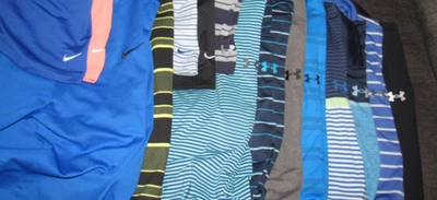 All NIKE & UNDER ARMOUR Golf Polo Shirt Lot Of {14} Shirts Men's Large Short Slv - Image 1 of 4