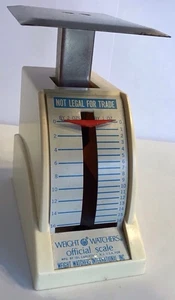 Escala mecánica de plástico duro Weight Watchers Carlstadt NJ vintage precisa - Imagen 1 de 3