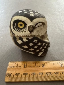 EDWARD LINDAHL SIGNED MCM KNIP WINKING OWL GUSTAVESBERG SWEDEN MINERVA FIGURINE - Picture 1 of 5