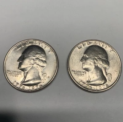 1976-P 1976-D Washington Quarter Lot ---- GEM BU Condition Coin Lot - Image 1 of 4