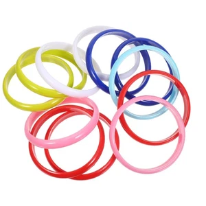  12 Piezas Coloridas Caramelo Pulsera Pulseras para Niños Moda Brazaletes Mujeres - Imagen 1 de 12