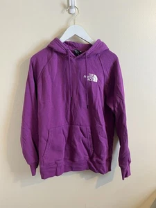 The North Face Women’s Never Stop Exploring Logo Purple Hoodie Size Medium - Picture 1 of 6