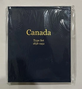 Canada Type Set Coin Album 1858-1952 -beautiful large format! - Picture 1 of 2