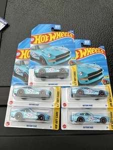 Lote de 5 autos artísticos Hot Wheels 2025 Case G Datsun 240Z azul Sakura HW - Imagen 1 de 1
