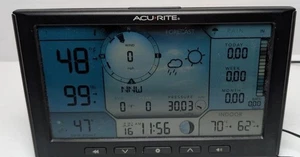 Acurite Iris 5-in-1 Color Display Model 01140-RX Screen,Stand. Powe Cable Comple - Picture 1 of 3
