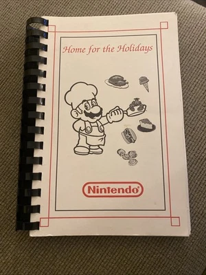 Nintendo Cookbook Home For The Holidays First Edition 1992 Ultra Rare!  - Image 1 of 4