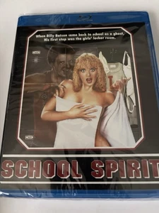 SCHOOL SPIRIT Blu-Ray Shout Limited Edition Raunchy 80s T&A Comedy *RARE/OOP* - Imagen 1 de 2