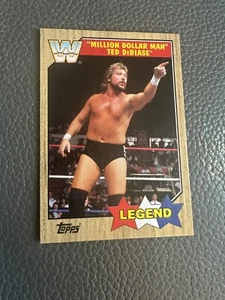 2017 Topps Heritage WWE Legend "Million Dollar Man" Ted DiBiase #85 - Picture 1 of 2