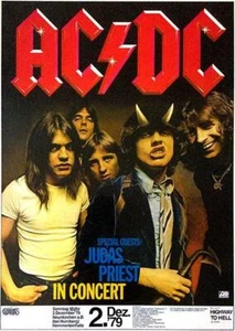 AC/DC - Judas Priest - 1979 - Nuremberg Germany - Magnet - Picture 1 of 2