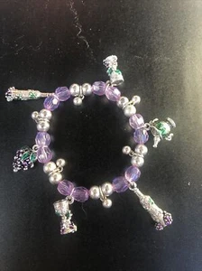 Bracelet With Grapes, Whine Bottles, Wine Glasses Etc. - Picture 1 of 6