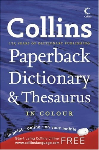 Collins Paperback Dictionary and Thesaurus. 9780007223862 - Image 1 of 1