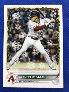 Tarjeta de novato de vacaciones 2022 #HW14 Alek Thomas Topps radiocontrol - Imagen 1 de 2