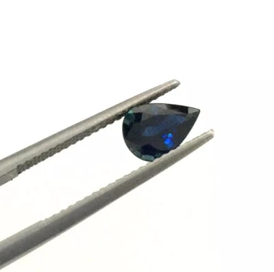 EGL USA CERTIFIED NATURAL PEAR MIXED BLUE SAPPHIRE 1.19 CT APPRAISED $1430.00 - Image 1 of 4