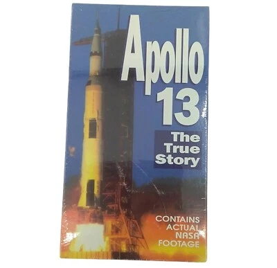  Apollo 13 The True Story VHS 1995 Contains Actual NASA Footage New  - Image 1 of 2