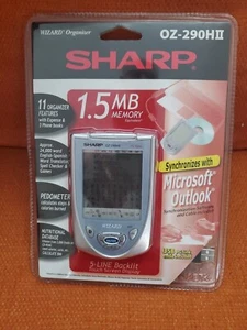 Sharp Wizard Organizer PDA 1,5 Mo mémoire - modèle OZ-290H - neuf dans son emballage - Photo 1 sur 6