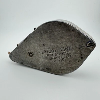 Vintage Strait-Line Products Chalk Line Reel Carpentry Collectible Aluminum Body - Image 1 of 4
