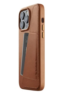 iPhone 14 Pro MAX full leather Wallet case-Brown - Picture 1 of 3