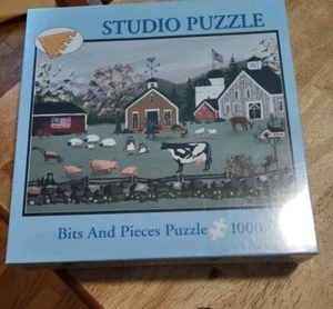 Bits & Pieces Marianne Stillwagon Old Fashioned Farm 1000Pc New Studio Puzzle - Picture 1 of 3