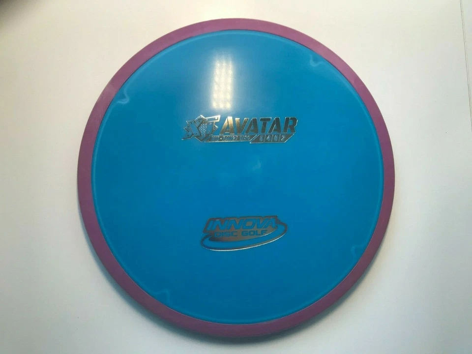 DISC GOLF INNOVA XT AVATAR MID-RANGE 170g BLUE w/PINK RIM - Image 1 of 1