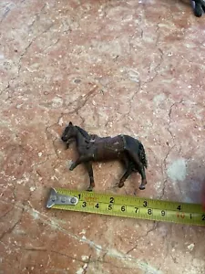 Antique bronze horse figurine - Picture 1 of 7