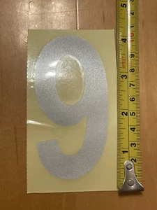 4" 4 inch vinyl waterproof reflective mailbox door signs numbers pick and choose - Picture 1 of 20