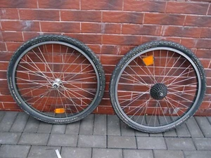 wheels Alesa ETRTO 26 x 1.75 inch Shimano Deore DX FH-M650 HB-M650 7 speed - Picture 1 of 19