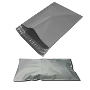 305mm x 405mm) Polythene Mailing Bags – Grey - Imagen 1 de 2