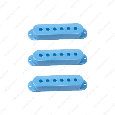 1/2/3Pcs Plastic SSS Single Coil Pickup Covers For Fender SQ Strat multiColors - Image 1 of 2