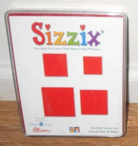 Sizzix Scrapbooking Red Square Set - Picture 1 of 1