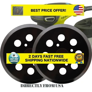 2 Pack 5" Hook and Loop Replacement Sander Pad for Ryobi RS290, RS241, RS240, RS - Picture 1 of 8