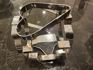 Vintage Metal Cookie Cutter Cube - Poker Playing Card Shapes - Tomado Holland - Picture 1 of 8