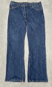 Vintage Levis 517 Jeans Herren 36X30 Orange Tab Denim Blau Jeans Made In USA - Bild 1 von 7
