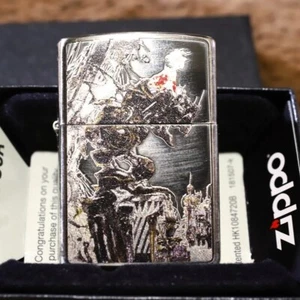 Encendedor clásico a todo color Yoshitaka Amano ZIPPO Final Fantasy VI Black City - Imagen 1 de 8