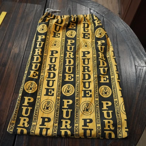 JB College Collection Purdue Boilermakers Logo Printed Drawstring Bag Cover