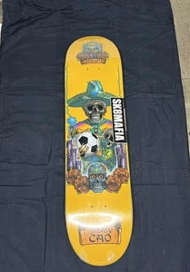 8.0" Sk8Mafia Jimmy Cao Day of the Dead Skateboard Deck - Gelb - RAR (NEU) - Bild 1 von 2