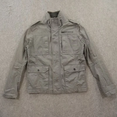 Chaqueta Jack & Jones Hombre Pequeña Gris Bombardero Militar Utilidad Foto 1 de 4