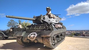 PLAYMOBIL CUSTOM TANK US M-10 WOLVERINE 3D + SUBOFICIAL (FRANCIA-1944) REF-001 - Bild 1 von 21