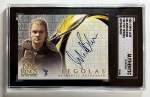 Topps Lord of The Rings Two Towers Orlando Bloom Legolas Auto Authentic Colored* - Picture 1 of 3