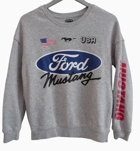 Ford Mustang USA Gray Graphic Sweatshirt XS Nice Condition NWOT - Picture 1 of 4