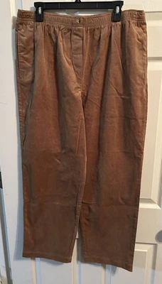 Pantalones de pana semilla de manzana talla 18 Petite marrón claro Foto 1 de 4