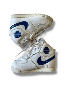 Scarpe sneakers vintage 1985 NIKE bambino fanteria 851012 PD 2 blu bianco Jordan anni 80 - Foto 1 di 21